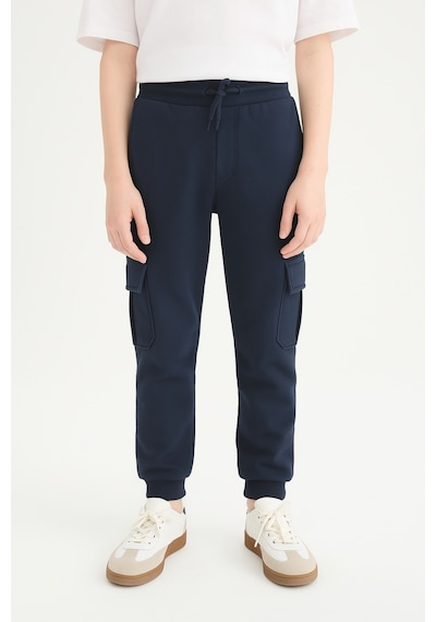 Ahengim Erkek Çocuk Basic Kargo Cepli Jogger Paça Okul Eşofman Altı Ak2322-1 Lacivert