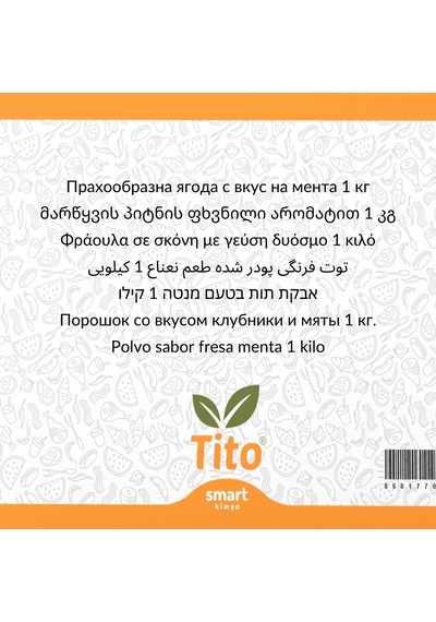 Toz Çilek Nane Aroması 1 Kg