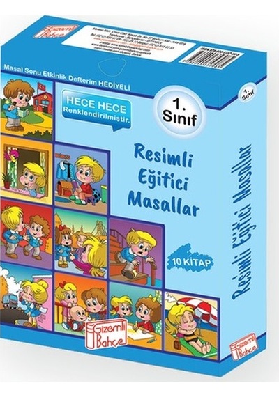 Gizemli Bahçe 1. Sınıflar İÇin Resimli Eğitici Masallar 10 Kita