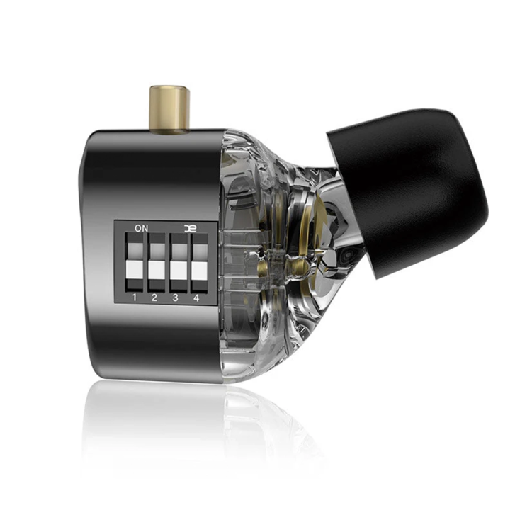 Kz Castor Bass Version Siyah Mikrofonsuz 3.5mm In Ear Monitör Hifi Iem Kulak İçi Kulaklık Kz-castorbass-nomıc-bk