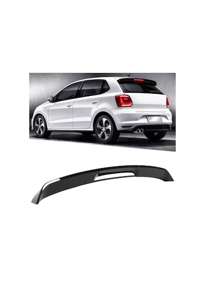 Autogp Vw Polo 6r 6c Gti Bagaj Üstü Spoiler Pianoblack Boyalı 2009 / 2018