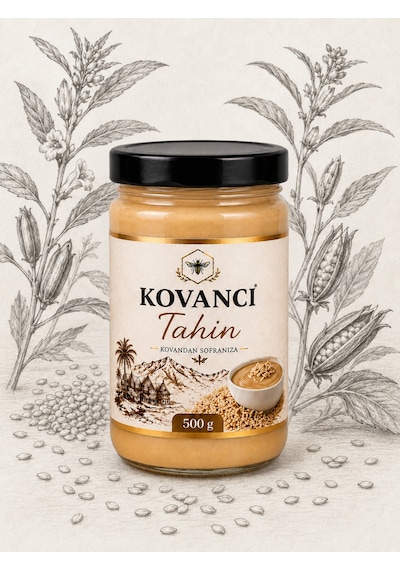 Tahin Taş Değirmende Çifte Kavrulmuş 500 G