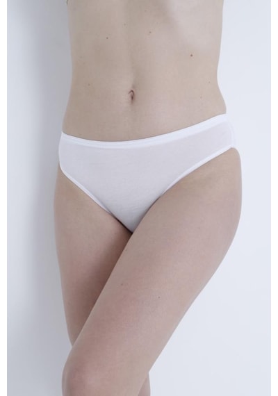 Bellızzı Bayan İnce Kenar Bikini Külot 201 Beyaz