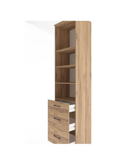 Hyperion Dolap 4 Raflı 3 Çekmeceli 60x44x243 Çam-çam Çam Hyperion Dolap 4 Raflı 3 Çekmeceli 60x44x243 Çam-çam Çam
