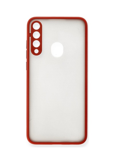 Huawei Y6p Kılıf Montreal Silikon Kapak - Kırmız 70878 Kırmızı