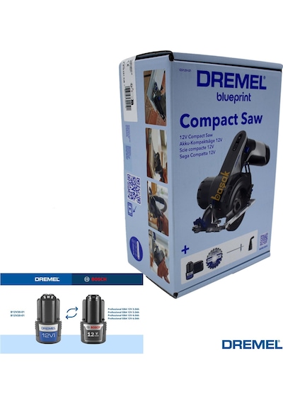 Dremel Cs12v-s1 12v Akülü 85 Mm Kompakt Mini Testere Lazer Kılavuzlu Usb-c