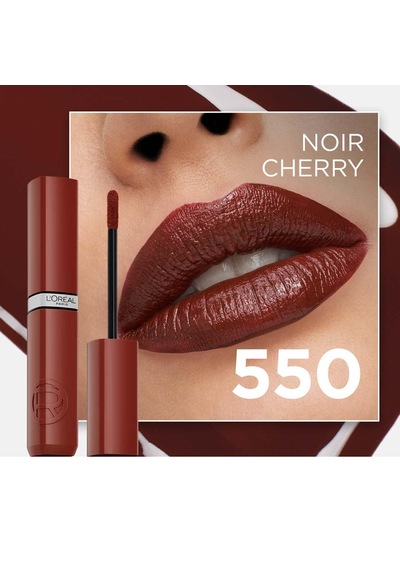 L'oreal Paris Infaillible Laque Resistance Likit Parlak Ruj - 550 Noir Cherry Sku: Smg8690010501035