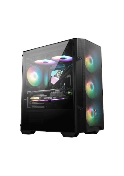Msi Mag Forge M100r Psu Yok 4x12cm Argb Fan Temperli Cam Atx Oyuncu Kasası