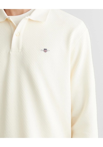 Gant 2425338t Erkek Polo Tişört Krem