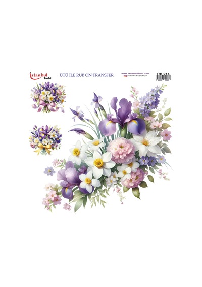Ütü İle Rub On Transfer Kağıdı 30x30cm Rb-214