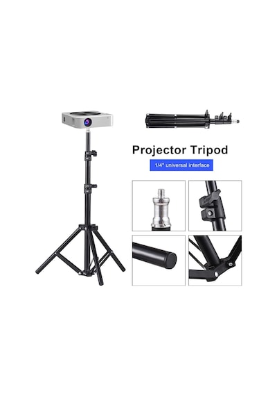Taşınabilir Projeksiyon Cihazları Ve Selfie Kullanım İçin Üç Ayaklı Tripod 2.10 Metre