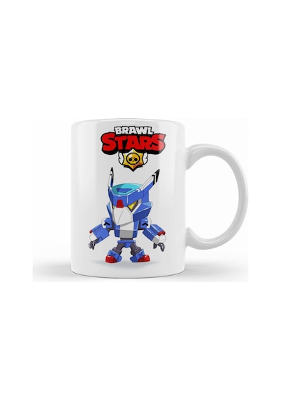 Brawl Stars Karanlık Mecha Crow Kupa Bardak Porselen No27024 Karışık