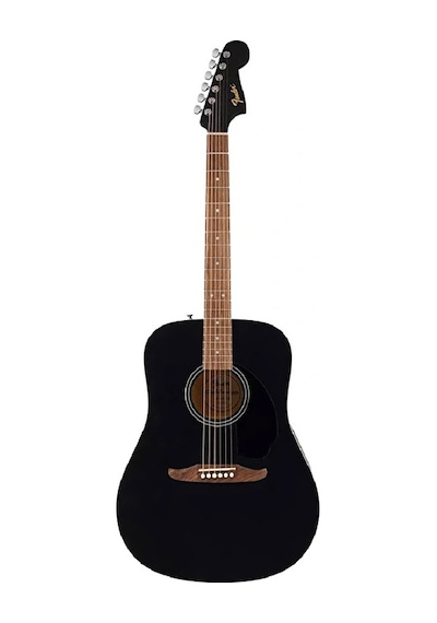 Fender California Debut Redondo Dreadnought Ceviz Klavye Black Akustik Gitar
