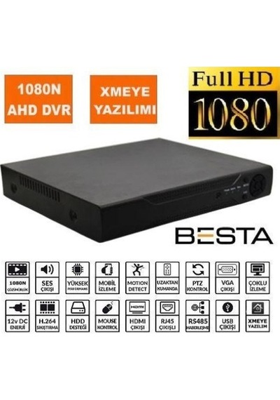 Ahd Dvr 16 Kanal Kamera Kayıt Cihazı Xmeye Kd-516hd