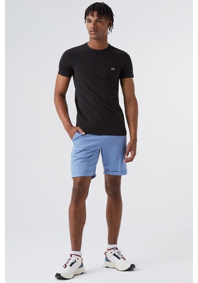 Lacoste Men's Slim Fit Bermuda Shorts Erkek Dar Kesim Bermuda Şort Mavi