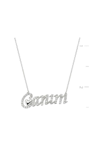 Gümüş Canım Yazılı Kadın Kolye (551162654)