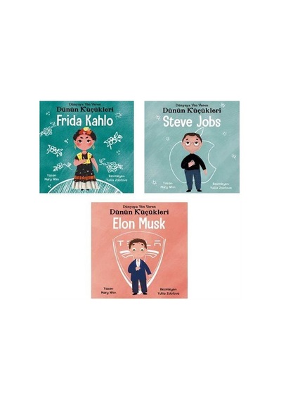 Dünyaya Yön Veren Dünün Küçükleri 3 Kitap Takım / Mary Nhin