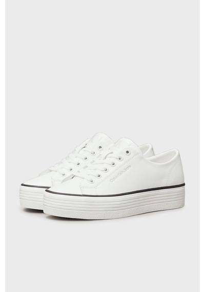 Calvin Klein Bayan Ayakkabı Yw0yw01633 01w Beyaz-siyah Beyaz-siyah Beyaz - Siyah