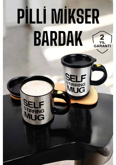 Nm-store Mikser Kupa Yazılı Mug Bardak Karıştırma Özelliği Çok Renkli