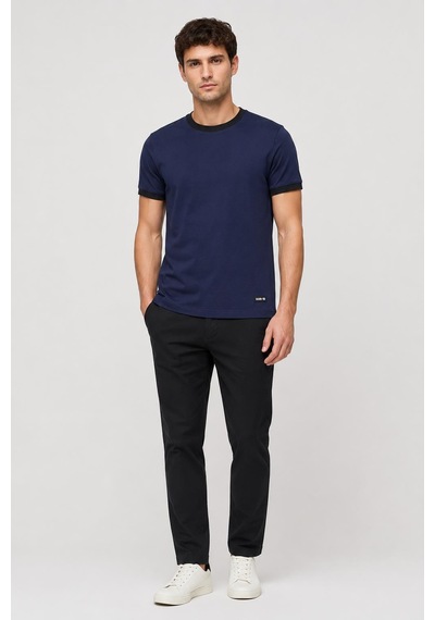Alexandergardi Yaka Detaylı T-shirt Lacivert