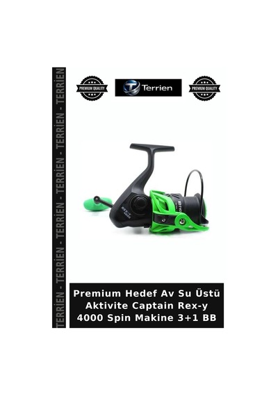Premium Hedef Av Su Üstü Aktivite Captain Rex-y 4000 Spin Makine 3+1 Bb Standart