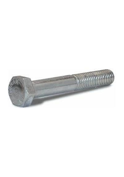 M6x45mm Civata Beyaz Altıköşe Yarım Diş