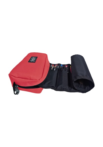 Jacbag Organizer Roll Up-rulo Organizer Kalem Çantası Organizer Roll Up-mercan renkli