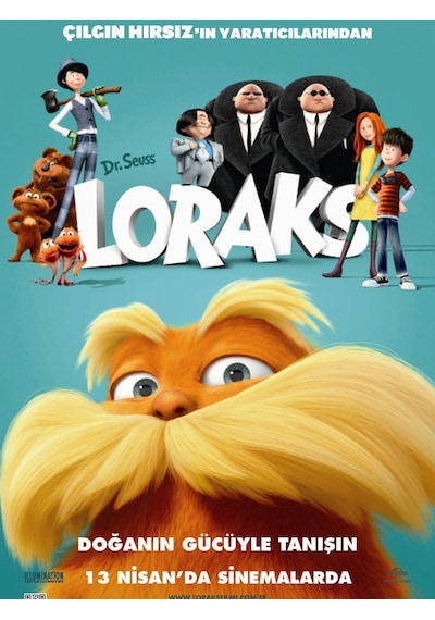 Dr. Seuss' The Lorax - Loraks 3D Blu-Ray