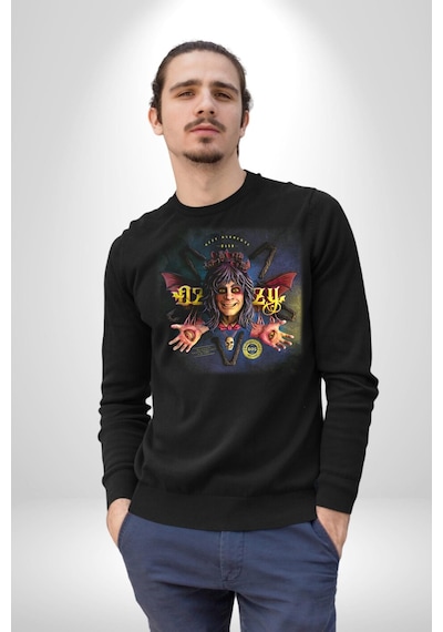 Ozzy Osbourne 80'ler Albüm Unisex Siyah Sweatshirt Siyah