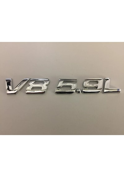 V8 5.9 L Krom Bagaj Yazısı Mercedes Slk