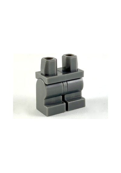 Minifigür Parçaları: Short Legs, Kısa Bacak, Kısa Ayak: 970cm00 Dark Bluish Gray - Koyu Gri