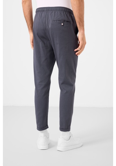 Tommylife Gri Standart Fit Dokuma Hafif Esnek Chino Erkek Pantolon - 82178 Gri