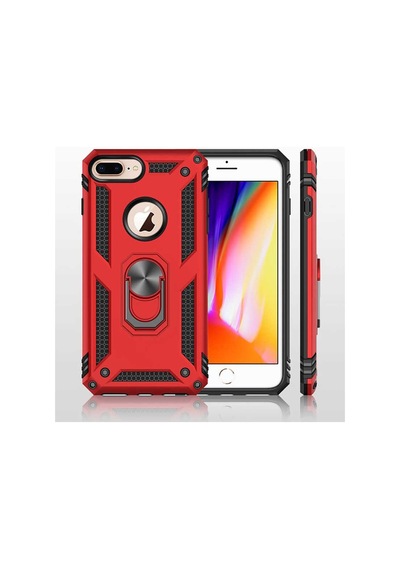 Apple Uyumlu iPhone 8 Plus Kılıf Zore Vega Kapak Siyah