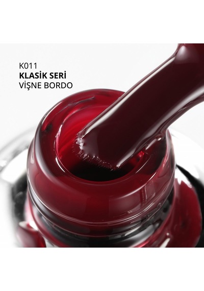 Kalıcı Oje K011, Vişne Bordo, 10 Ml