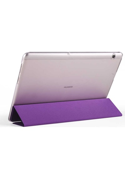 Huawei T5 10 İnc Zore Smart Cover Standlı 1-1 Kılıf Kapaklı Kılıf