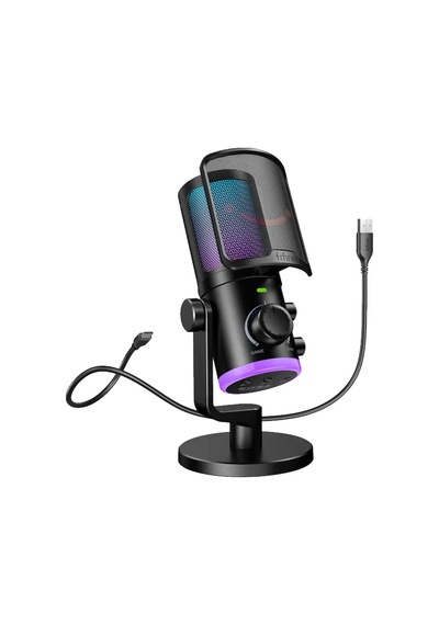 Fifine Ampligame Am6 Usb Rgb Yayinci Bilgisayar Mikrofonu