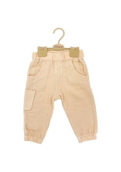 Tiffany Baby & Kids Tiffany Baby Müslin Theme Kargo Cepli Pantolon 26118 Bej
