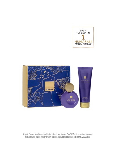 Avon Far Away Beyond The Moon Kadın Parfüm EDP 50 ML + Vücut Losyonu 125 ML