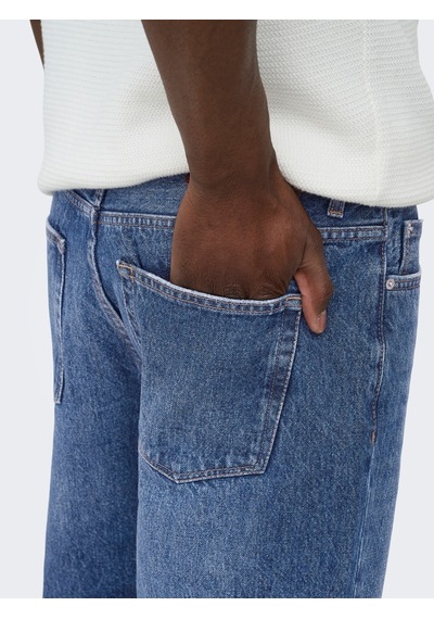 ONLY & SONS Onsedge Db 3223 Taı Dnm Shorts Erkek Mavi Şort - 22033223