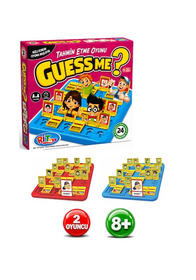 Guess Me - Bil Bakalım - Who Who Oyunu - Gizli Karakteri Bul Eğlenceyi Katla