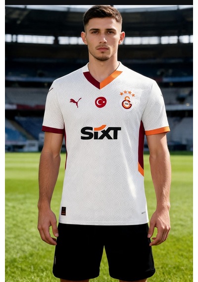 Puma Galatasaray 24/25 Erkek Deplasman Forması Beyaz 77965202