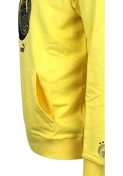 Fenerium Puma Fenerbahçe Logo Sarı Jr Çocuk Sweat Sarı
