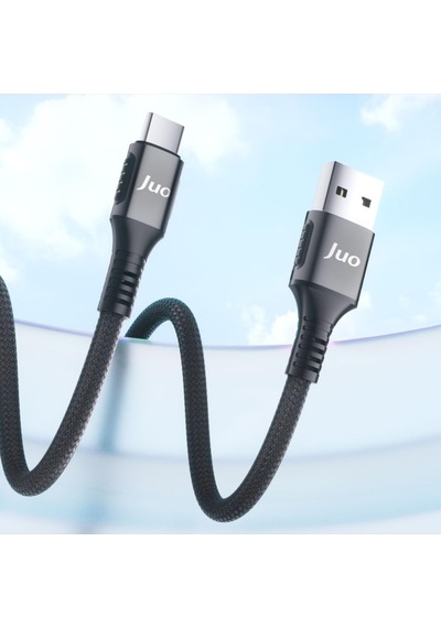 66w Usb-a To Type-c Örgülü Hızlı Şarj Ve Data Kablosu 2 Metre