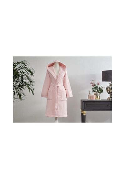 Özdilek Bright Kapşonlu Çocuk Bornozu 5/6 Yaş-pembe