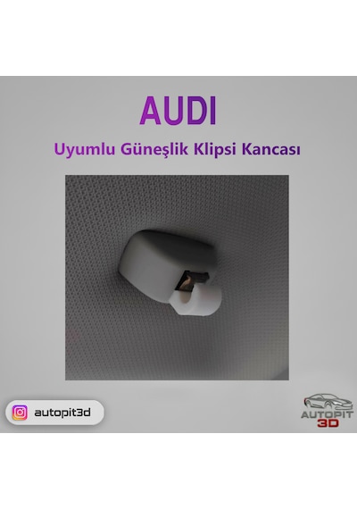 Audı Uyumlu Güneşlik Klipsi / Kancası Güneşlik Klipsi