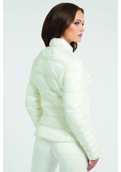 Guess Çift Taraflı Şişme Mont Beyaz