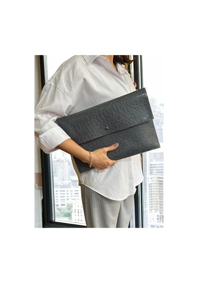 Ledcase Crocodile 13.3-14 Inch Bilgisayar Evrak Çantası 36x24cm Özel Desen Gri gri