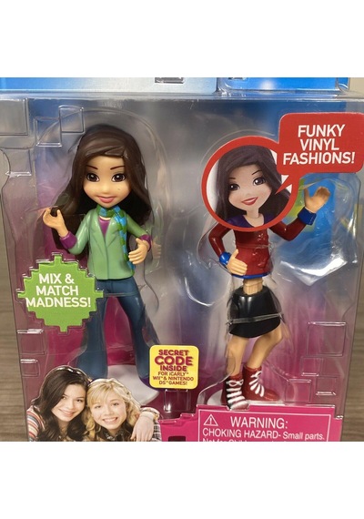 2 Li Icarly Fashion Switch Carly Ve Sam - İcarly Moda Giysileri - Değiştirilebilir Giysiler