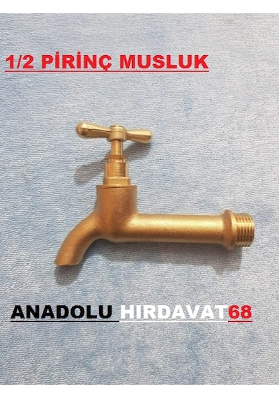 Ylp Pirinç Musluk 1/2 Bahçe Muslugu Kısa