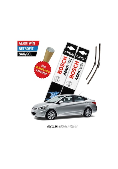 Bosch Aerotwin Hyundai Accent Blue Silecek Takımı 2011 - 2015